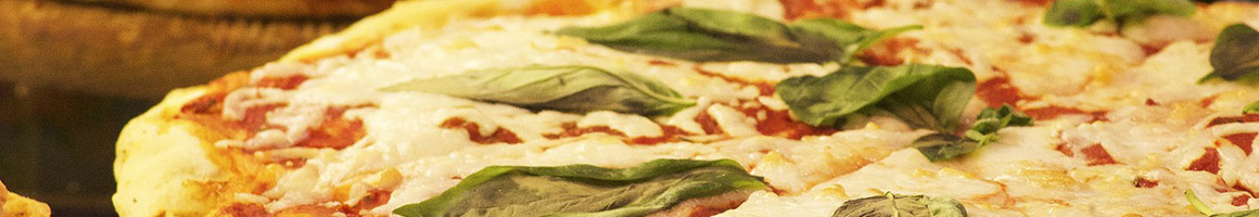 Eating Italian Pizza at DiMaggio's Pizza & Italian Restaurant restaurant in Minersville, PA.